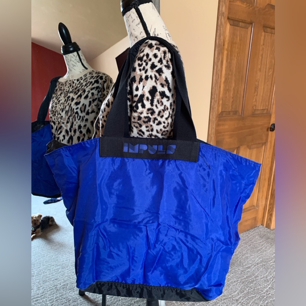 Impuls Blue Retro 80’s Tote Bag - Picture 7 of 13